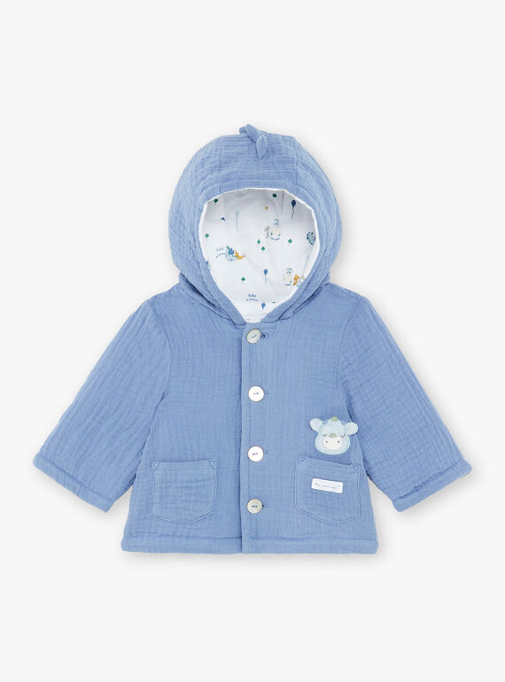 Baby boy blue hooded jacket ZOUHIR / 21E0CGG1VESC203