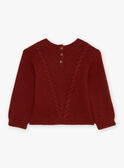 Long-sleeved brick sweater GLAINETTE / 23H2PFI1PUL506