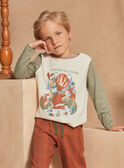 Hazelnut pyjamas in jersey and flannel GRUVAGE / 23H5PG16PYJ821