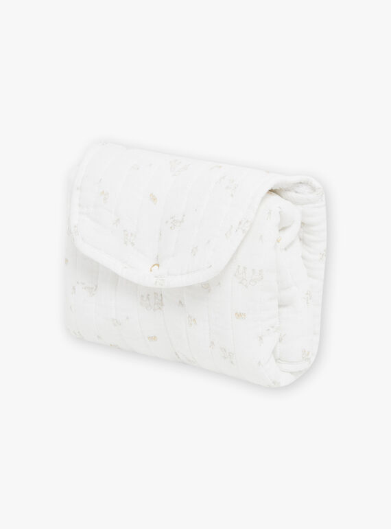 Animal print vanilla folding travel diaper FULOULOU / 23E0AGY1ACD114