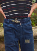 Navy JEANS LUTOUAGE / 24H3PGM1JEA070