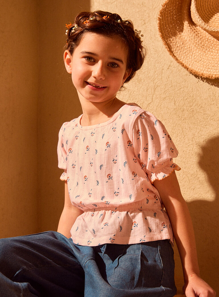 Pink BLOUSE MLOBELETTE / 25E2PFP2CHED300