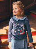 Navy TEE SHIRT LS NOBLUETTE / 25H2PFP1TML070