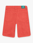 Child boy embroidered twill shorts COBERMIAGE / 22E3PGM2BER506