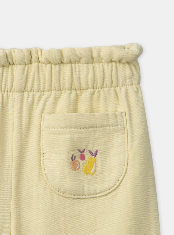 Yellow PANTS MLAPANETTE / 25E2PFK1PANB104