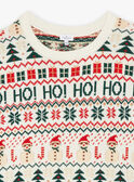 Ecru Christmas sweater GOPULAGEM / 23H3GHS1PULA001