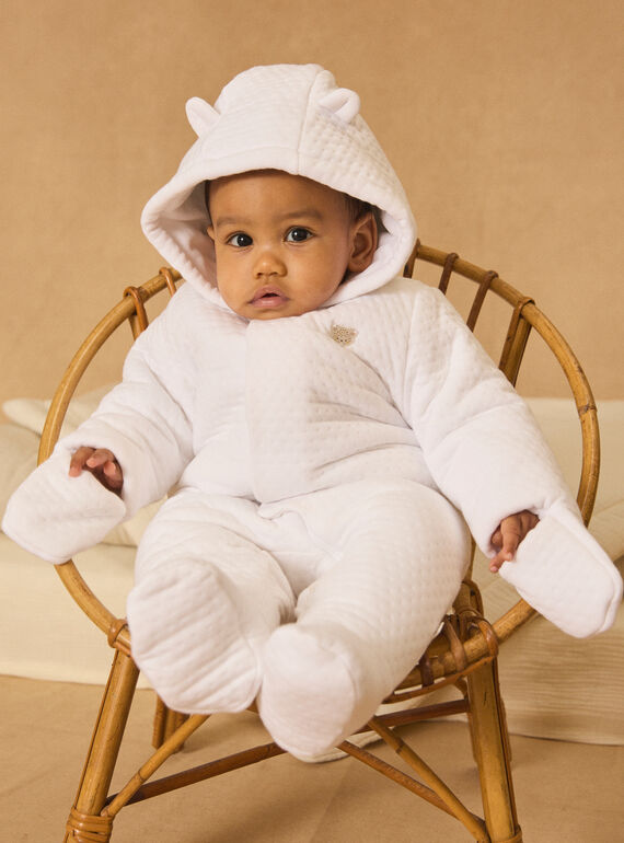 White OVERALL COAT MONDON / 25E0CM21PIL000