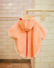 Baby girl peach hooded bath cape CIVANILLE / 22E4BFO1CDB413