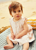 Baby Girl Ecru Dress CASIMONE / 22E1BFN2ROB811