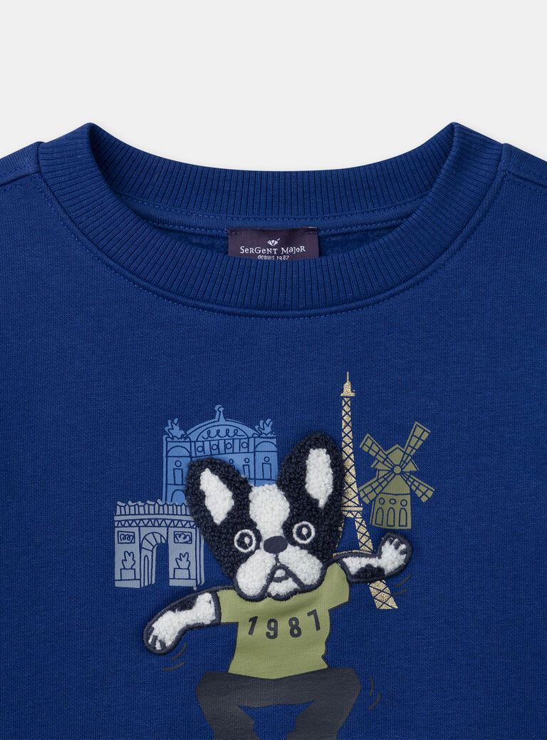 Blue SWEAT SHIRT NUFLEAGE / 25H3PGQ1SWEC209