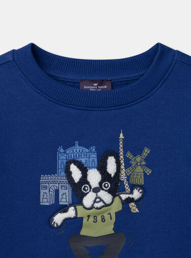 Blue SWEAT SHIRT NUFLEAGE / 25H3PGQ1SWEC209