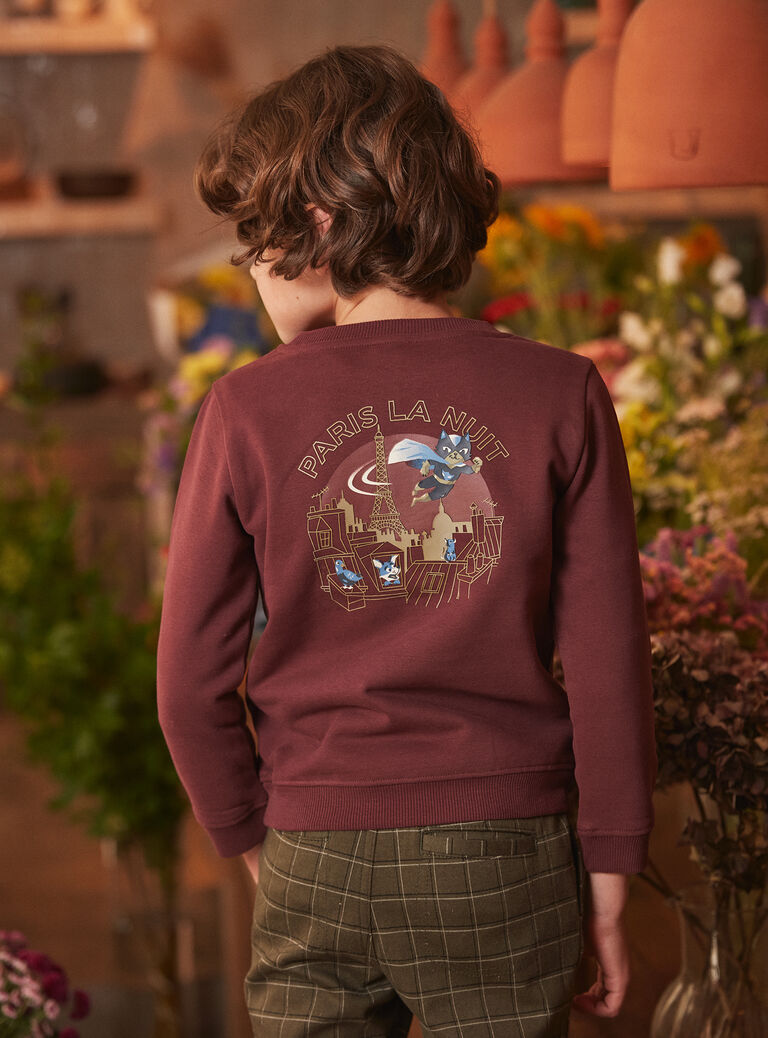 Red SWEAT SHIRT LUPELAGE / 24H3PGM1SWE511