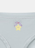 Turquoise BRIEFS / PANTY RIB MLITRETTE / 25E5PF42SLR202