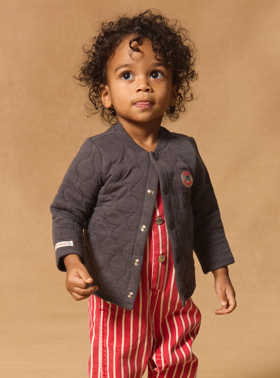 Grey KIDS CARDIGAN MAJACK / 25E1BGJ1GILJ900