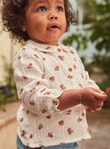 Vanilla blouse in cotton gauze with fruit print GAAGATHE / 23H1BF71CHE114