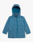 Quilted jacket with duck blue hood DRAMIETTE / 22H2PFG1VES714