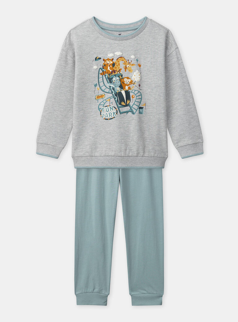 Heather grey PYJAMA Heather grey PYJAMA NUIFUNAGE / 25H5PGB2PYJ943