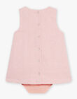 Baby girl jacquard knit dress and bloomer CYCLOTILDE / 22E1BF21ROB954