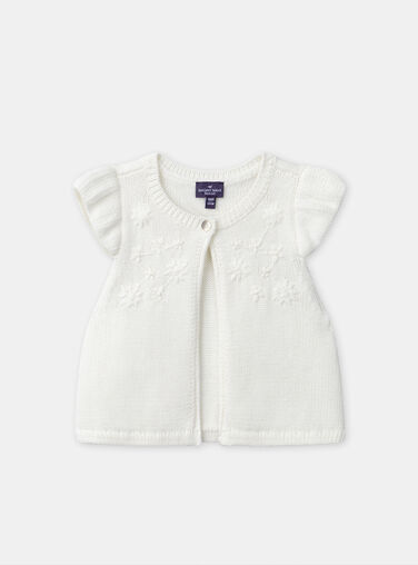 Off white CARDIGAN WHITHOUT SLEEVES NARUBY / 25H1BFV1CSM009