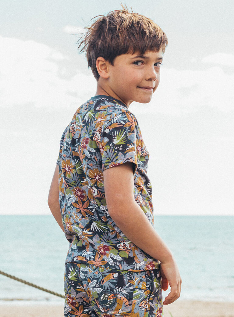 Navy TEE SHIRT SS MRATICHAGE / 25E3PGR1TMCC203