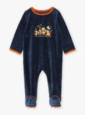 Midnight blue velvet pyjamas and cap GEKOKO / 23H5BGF1GRE713