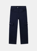 Navy PANTS NOCARGETTE / 25H2PFP1PAN070