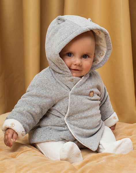 Baby Girl Mixed Velour Jacket 22H0CMH1VES943