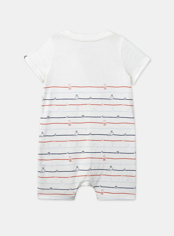 Off white BABYGROW KEFERDI / 24E5BG61GRE001