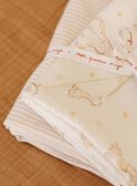 Set of 2 off white organic cotton diapers FOELIX / 23E0AM61LAN000