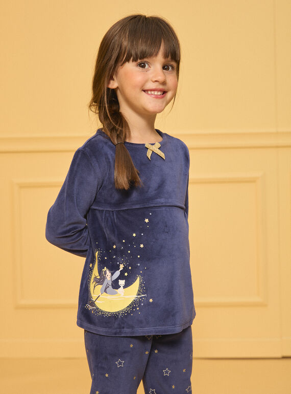 Navy PYJAMA LECRIETTE / 24H5PF42PYJC205