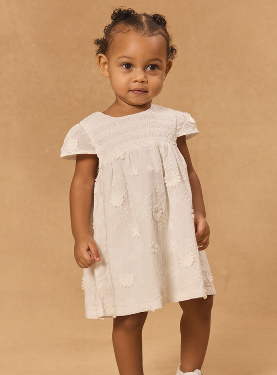 Off white DRESS MAFLORA / 25E1BFL3ROB001