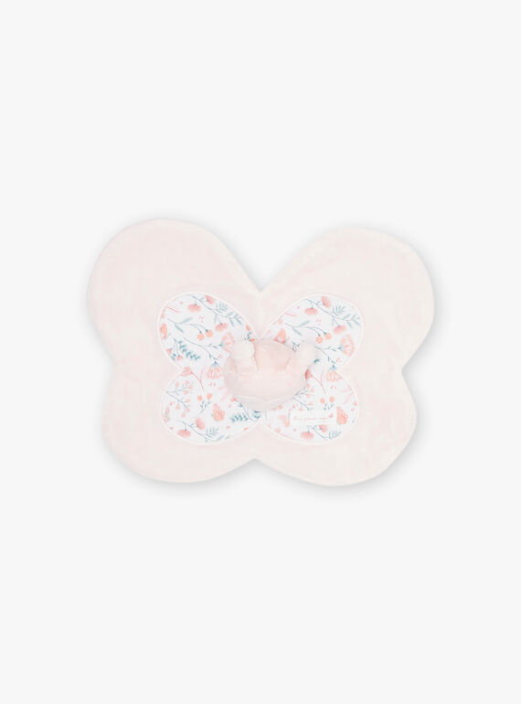 Velvet butterfly comforter with floral print birth girl CORINA / 22E0AFC1JOU301