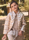 Gold JACKET group size NIDOUNETTE / 25H2PFS1VTG954