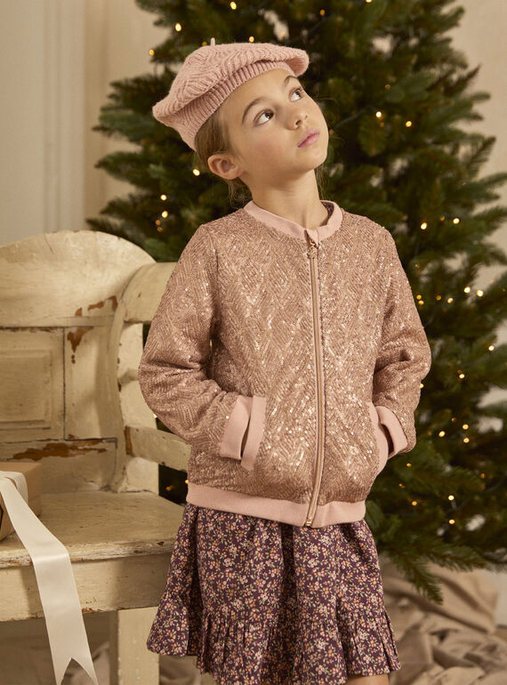 Pink copper JACKET LOICAETTE / 24H2PFU1VESK007