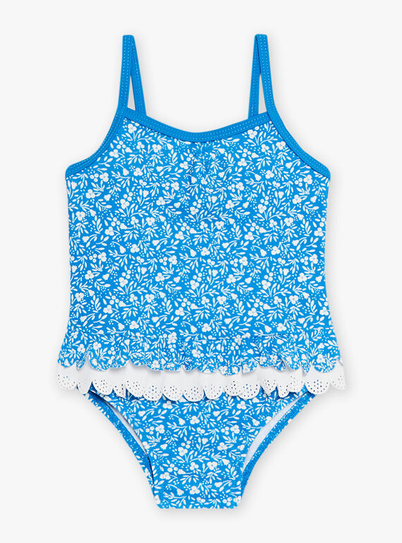 Baby girl's floral print one-piece swimsuit CIVAINA / 22E4BFO2MAI208