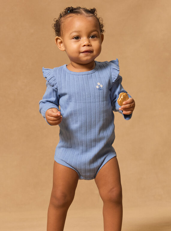 Greyish blue BODYSUIT MADALIA / 25E1BF81BOD205