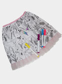 Easter egg colour-your-own unicorn skirt SMATI0013LUCIE / 22E4PFX2JOU099