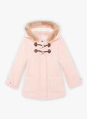 Child girl pink duffle coat BLODUFETTE / 21H2PFD1MAND314