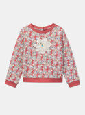 Dark orange SWEAT SHIRT KISWETTE / 24E2PFC1SWE410