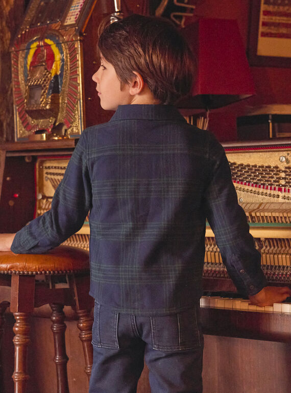 Navy OVERSHIRT LYSURAGE / 24H3PGO1SCH070