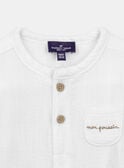 Off-white shirt with a grandad collar KAJOJO / 24E1BGD1CHM000