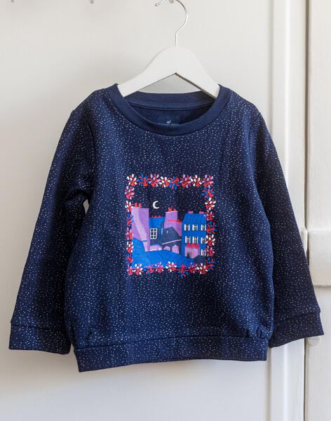 Camille Witt Limited Edition - Sequined navy sweater DOSWETTE / 22H2PFT1SWE705