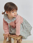 Baby girl two-tone floral print dress BAOLLY / 21H1BFO2ROB318