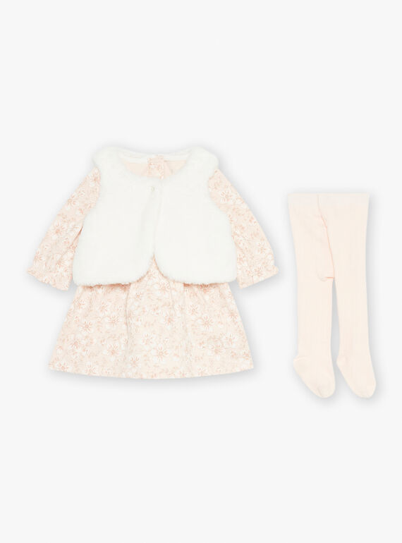 Light gray top, pajama bottoms and socks GOLAURE / 23H0CFL1ENS301