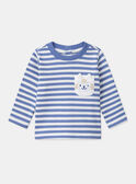Blue TEE SHIRT LS MACAMEL / 25E1BG82TMLC208