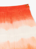 Dark orange tie-dye short skirt FLYJUPETTE / 23E2PFR1JUP407