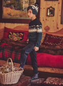 Navy COMFORT PANTS NLUSOFAGE / 25H3PGX1CFP705