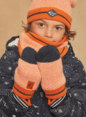 Orange knitted muffles GREMOUFAGE / 23H4PG61GANE405