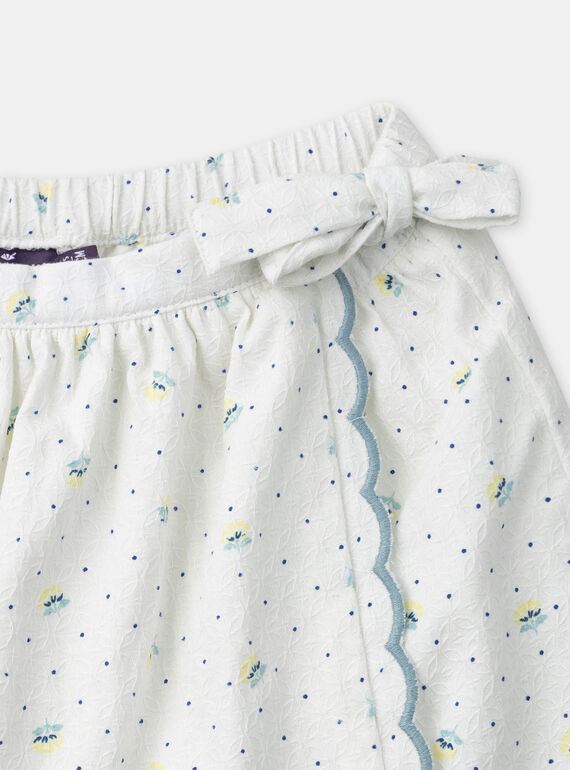 Ivory MINI SHORT SKIRT KLIJUPETTE / 24E2PFR1JPS005