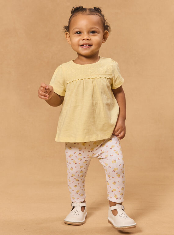 Yellow TEE SHIRT MANICOLE / 25E1BFK1TEEB104